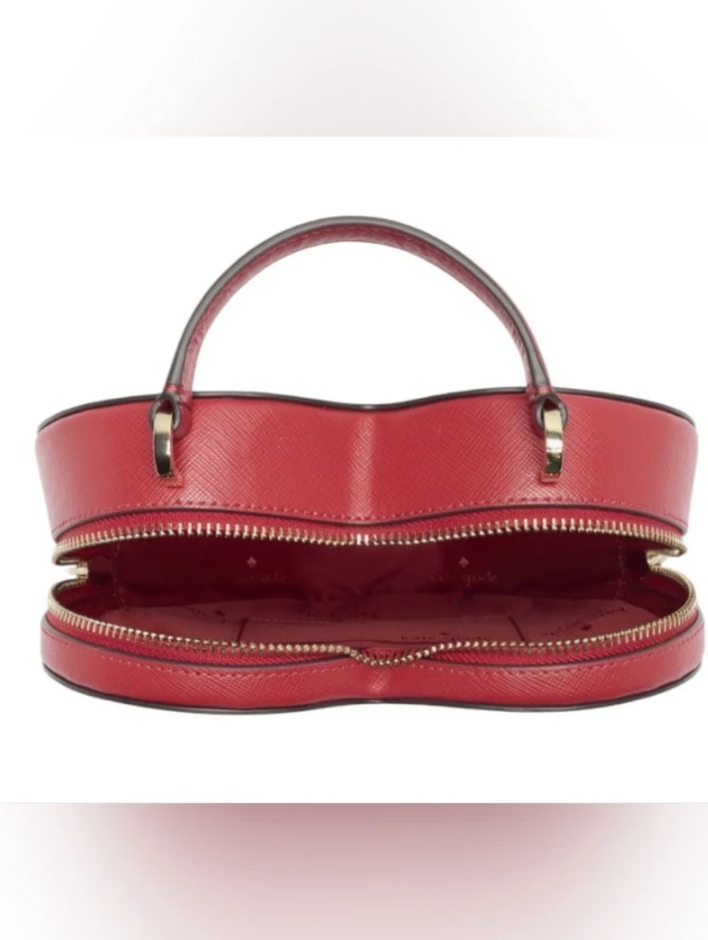 NEW Kate Spade New York ♠️ Red Leather Heart Crossbody 
